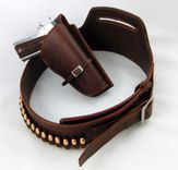 Back To The Future Style Gun Fighter Rig For 1911 And Single Action Army Revolver 4 small