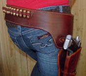 Back To The Future Style Gun Fighter Rig For 1911 And Single Action Army Revolver 6 small