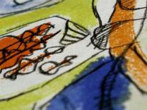 Pen, Ink, Charcoal Drawings 4 small