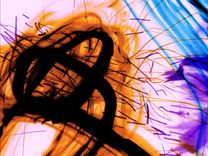 Abstract Fire Collage Prints 3 small