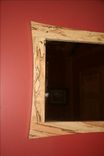 Curved Edge Spalted Maple Mirror 3 small