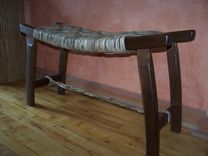 Pagoda Bench With Hickory Bark Seat 2 small