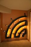 Wall Mounted Wine Display 2 small