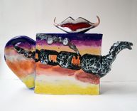 Decorative Tepot" Dali" 2 small