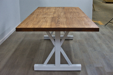 Farmhouse Dining Table, Modern Farmhouse Table, Farmhouse Kitchen Table, Rustic Farmhouse Table 3 small