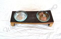 Wine Barrel Elevated Feeding Station - Megera - Made From Retired California Wine Barrels 5 small