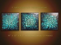 Original Modern Textured Painting On Canvas 1 small