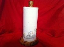Olive Wood Paper Towel Holder 1 small