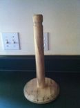 Olive Wood Paper Towel Holder 3 small