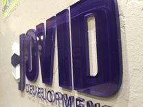 Colored Acrylic Plexiglas Cut-Out Logos 3 small