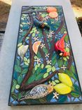 Through The Thicket, Bird And Citrus Mosaic Wall Art 5 small