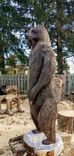 Example Piece: Chainsaw Carved 7ft.Tall Grizzly Bear 2 small