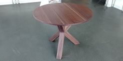 Dustin's "Tricky Tripod 2.0" Solid Walnut Dining Table 1 small
