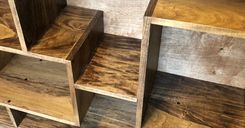 Contemporary Or Mid Century Bookcase Or Room Divider Availble In Different Hardwoods 4 small