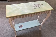 Trompe L'Oeil Bead Necklace Painted On Faux Marble Table Surface. 1 small