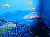 Undersea Mural - Hansen Residence - Gracie's Room 2 small