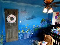Undersea Mural - Hansen Residence - Gracie's Room 3 small