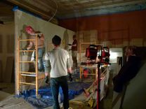 Riverhorse Restaurant - Lime Plaster Custom Wall Finish - Park City, Utah 16 small