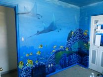 Undersea Mural - Hansen Residence - Gracie's Room 10 small