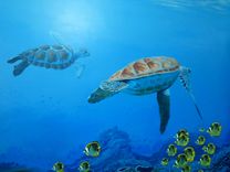 Undersea Mural - Hansen Residence - Gracie's Room 13 small