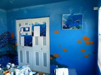 Undersea Mural - Hansen Residence - Gracie's Room 17 small