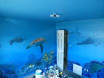 Undersea Mural - Hansen Residence - Gracie's Room 8 small