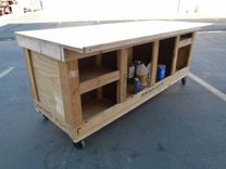 Custom Art / Project / Drawing / Work Table From Re-Purposed Crate 1 small