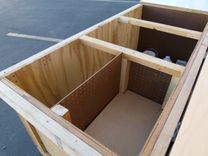 Custom Art / Project / Drawing / Work Table From Re-Purposed Crate 7 small