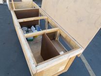 Custom Art / Project / Drawing / Work Table From Re-Purposed Crate 13 small