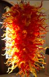Miami Sunrise' | Hand Blown Glass Art Chandeliers - Custom Chandeliers 2 small