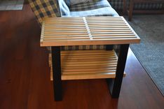 Slatted Maple End Table 1 small