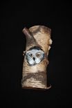 Birch Wood Owl Wall Carving 3 small