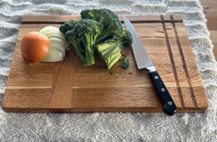 Butcher Block Cutting Board - 100% Hardwood- Perfect Wedding Gift 2 small
