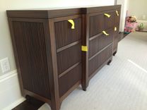 Reed Front A Mahogany Sideboard Credenza 2 small