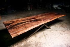 4x12ft Walnut Live Edge Dining Table/Conference Table 5 small