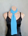 Crystal Blue Chiffon Scarf 5 small