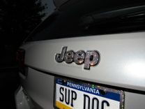 Jeep Crystallized Car Emblem Letters Bling Genuine European Crystals Bedazzled 1 small