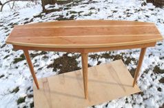 Black Cherry And White Ash Sofa Table 2 small