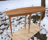 Black Cherry And White Ash Sofa Table 6 small