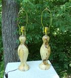 Unique Hand Turned Spalted Hackberry Lamps 1 small