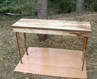 Magnificent Spalted Hackberry Sofa/Foyer Table 2 small