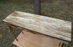 Magnificent Spalted Hackberry Sofa/Foyer Table 3 small