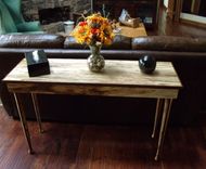 Magnificent Spalted Hackberry Sofa/Foyer Table 4 small