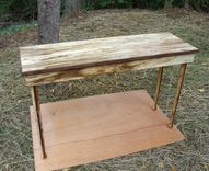 Magnificent Spalted Hackberry Sofa/Foyer Table 5 small