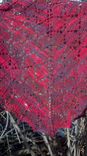 Shawlette - Rosey Cashmere Silk Beaded Confection 1 small