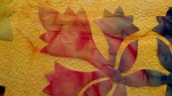 Art Quilt - Hawaiian Floral 1 small