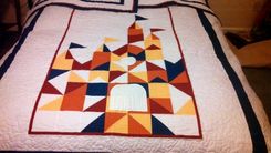 Disney Castle Quilt & Pillow Shams 1 small