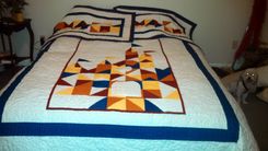 Disney Castle Quilt & Pillow Shams 2 small