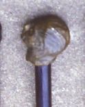 Cast Bronze Head Stick 1 small