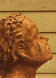 Clay Sculpture: Female Head Study 3 small